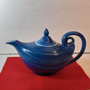 Vintage Blue Alladin/Genie Hall Tea Pot Cottagecore Grandmacore Countrycore
